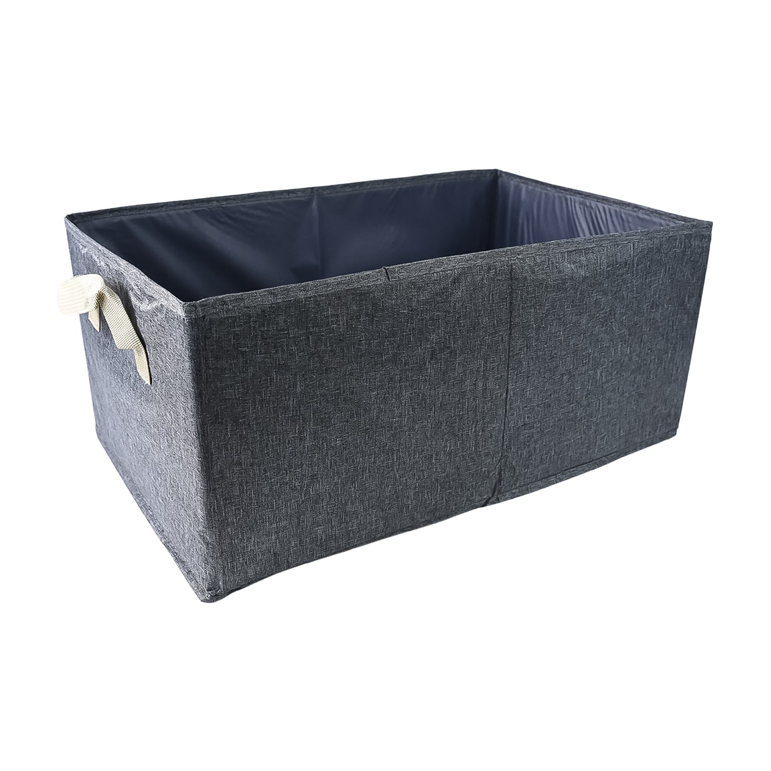 Wukusy foldable cloth storage box with handles, compact and versatile for organizing clothes and accessories.