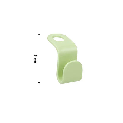 Set of 10 Wukusy multipurpose plastic hanger hooks for home organization and hanging clothes or accessories.