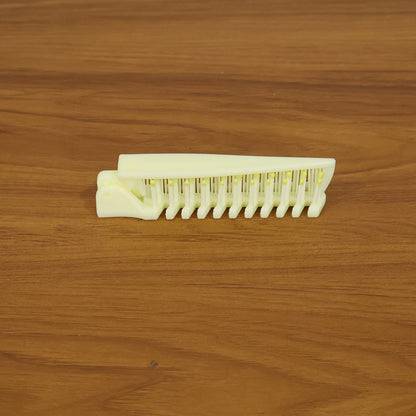 Wukusy 2-in-1 foldable hair comb with brush, compact and portable for easy hair styling and detangling.