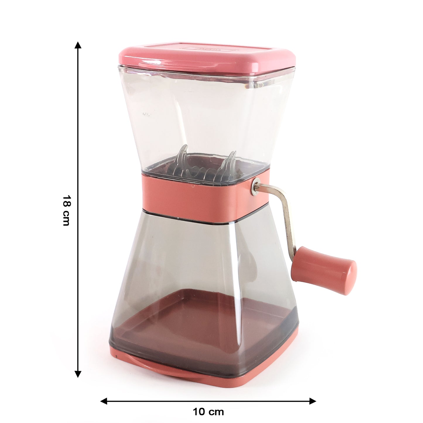 Wukusy Supermom manual cutter with blades and locking lid, used for kitchen food preparation, shown with safety features and sturdy design.