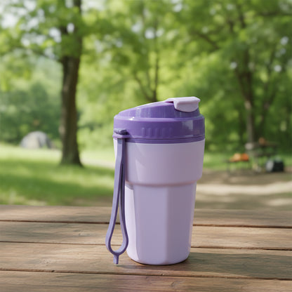 Wukusy Plastic Sipmate Style Sipper Bottle 500ml with a clear, durable design and screw-on lid for on-the-go hydration.