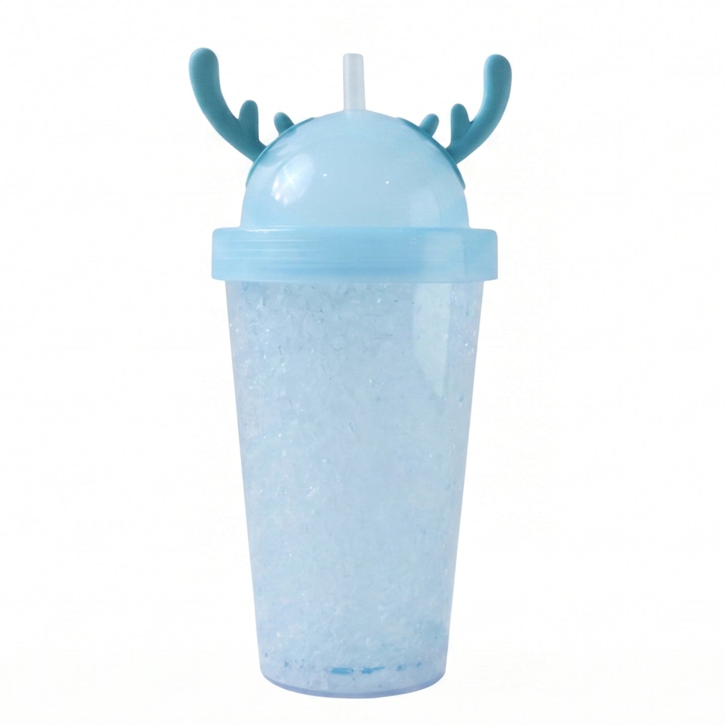 Wukusy Stylish Swizzy Jelly Tumbler with 500ml capacity, straw, and colorful fun lid for hydration and on-the-go use