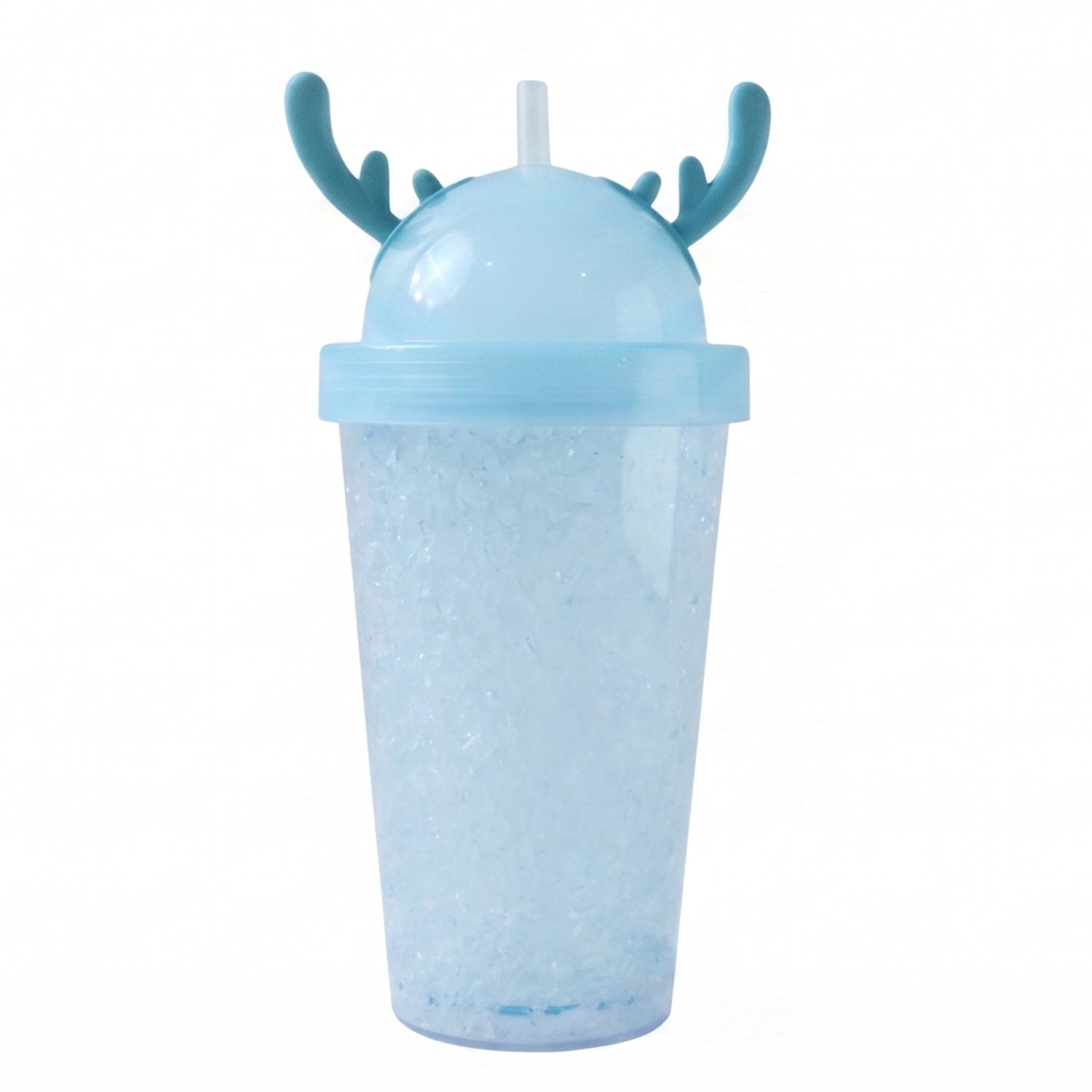 Wukusy Stylish Swizzy Jelly Tumbler with 500ml capacity, straw, and colorful fun lid for hydration and on-the-go use