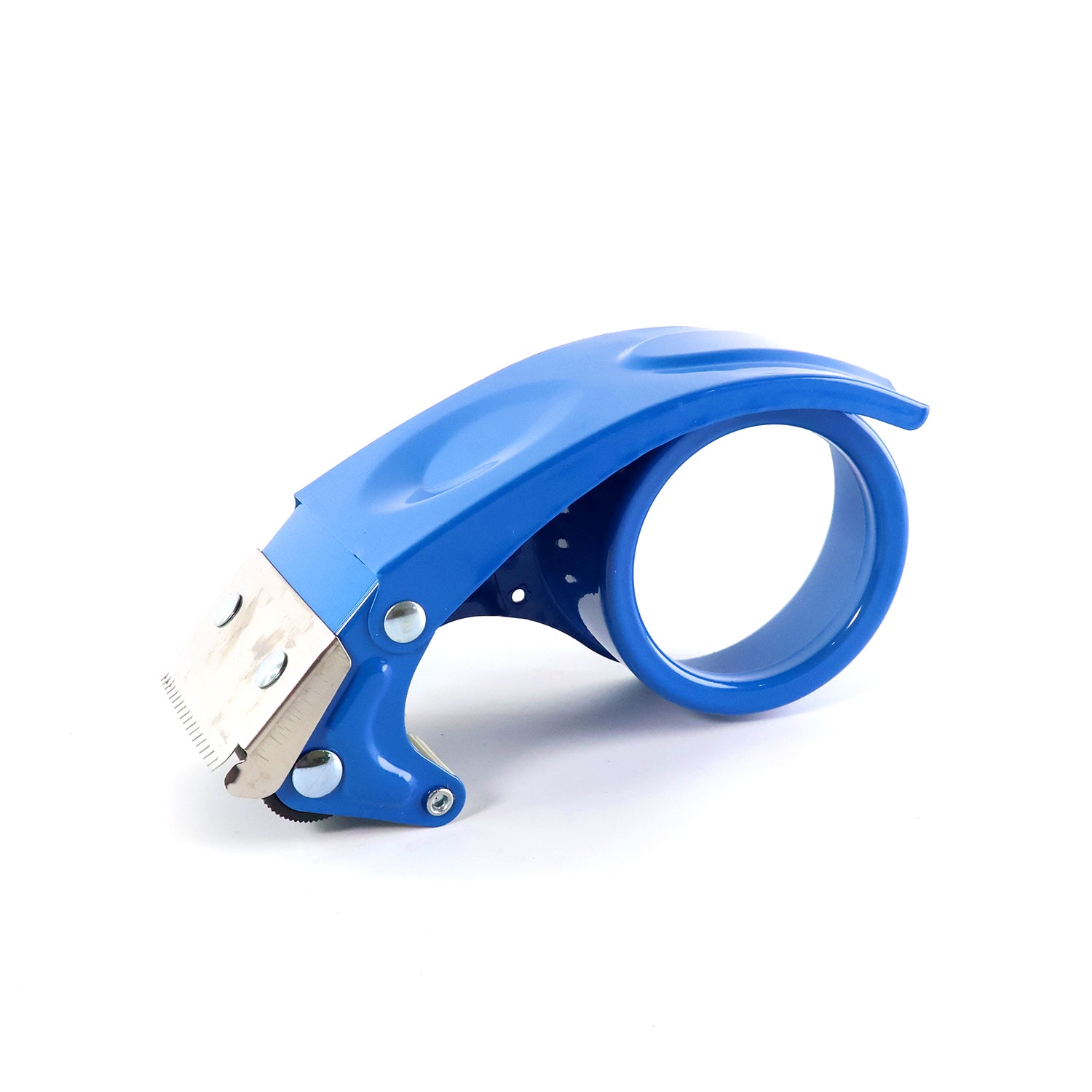 Heavy-duty Wukusy tape dispenser with integrated cutter, designed for sturdy tape dispensing and easy use.