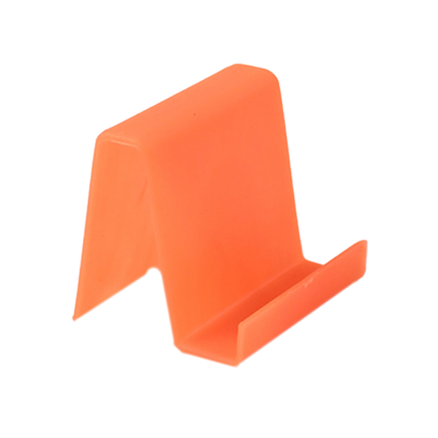 Wukusy durable plastic mobile phone stand with angled support, in mixed colors, suitable for hands-free viewing and stable positioning.