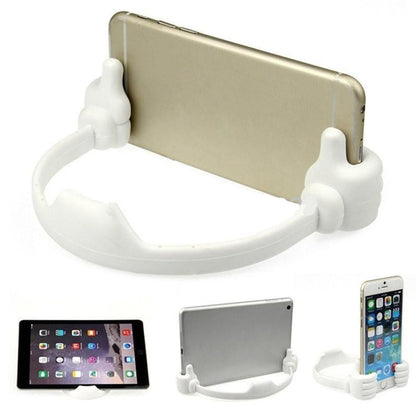 Wukusy 6132 4-piece hand-shaped mobile stand set for household and office use, supporting smartphones securely.