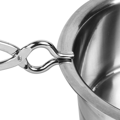 Heavy-duty stainless steel Apex Full Round Sansi Pakkad from Wukusy with strong grip for home and kitchen use.