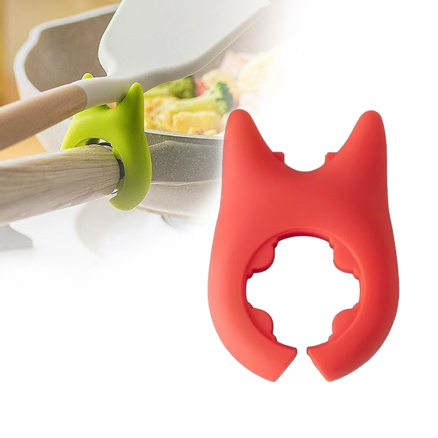 Wukusy plastic pot holder for kitchen use, sturdy and heat-resistant, designed to protect surfaces when handling hot pots and pans.
