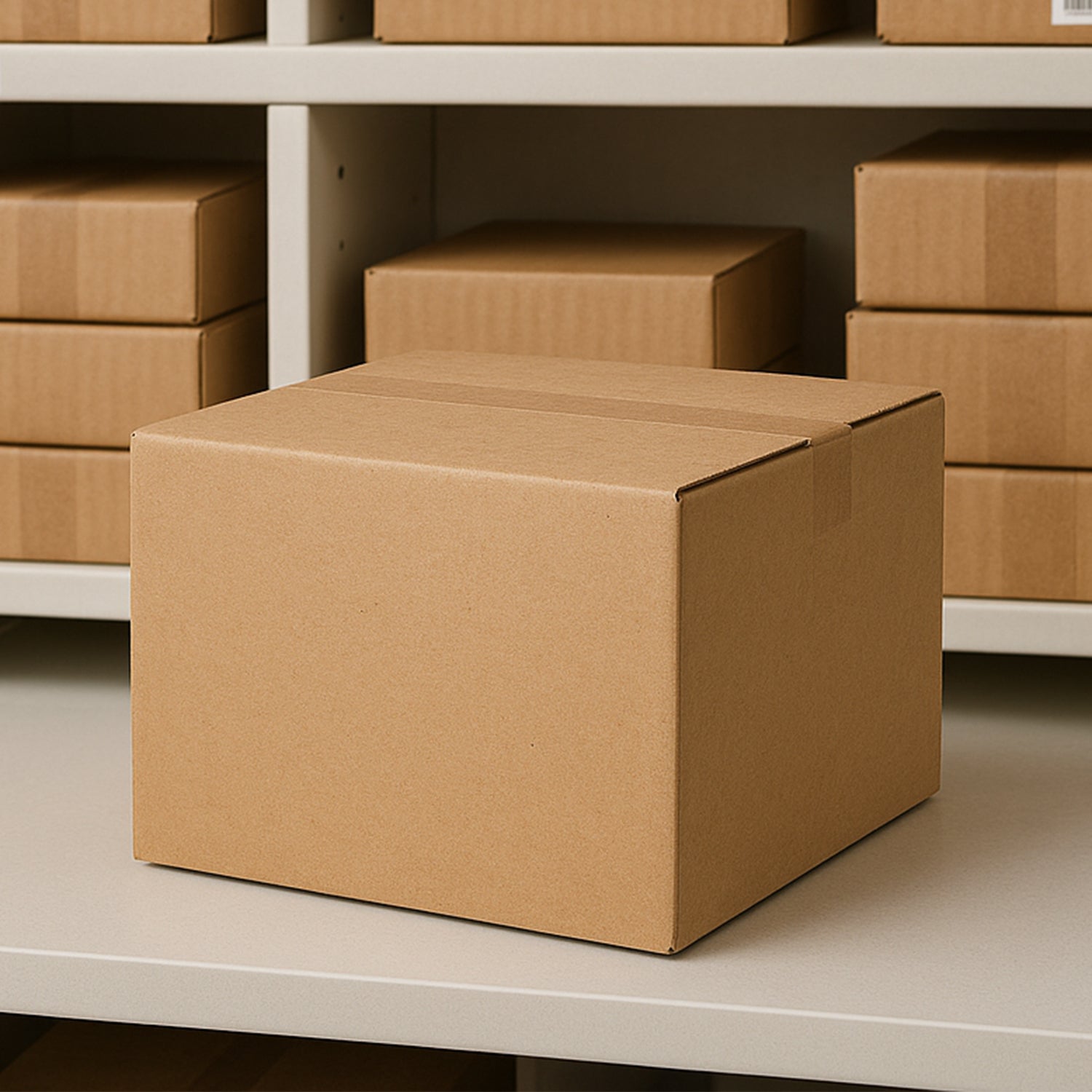 Heavy-duty brown packing box by Wukusy, 8x20x20 cm, single sturdy cardboard box for product packaging.