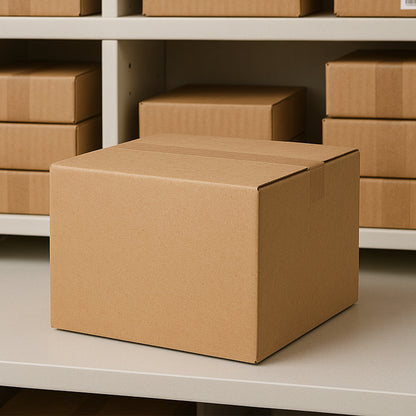 Heavy-duty brown packing box by Wukusy, 8x20x20 cm, single sturdy cardboard box for product packaging.