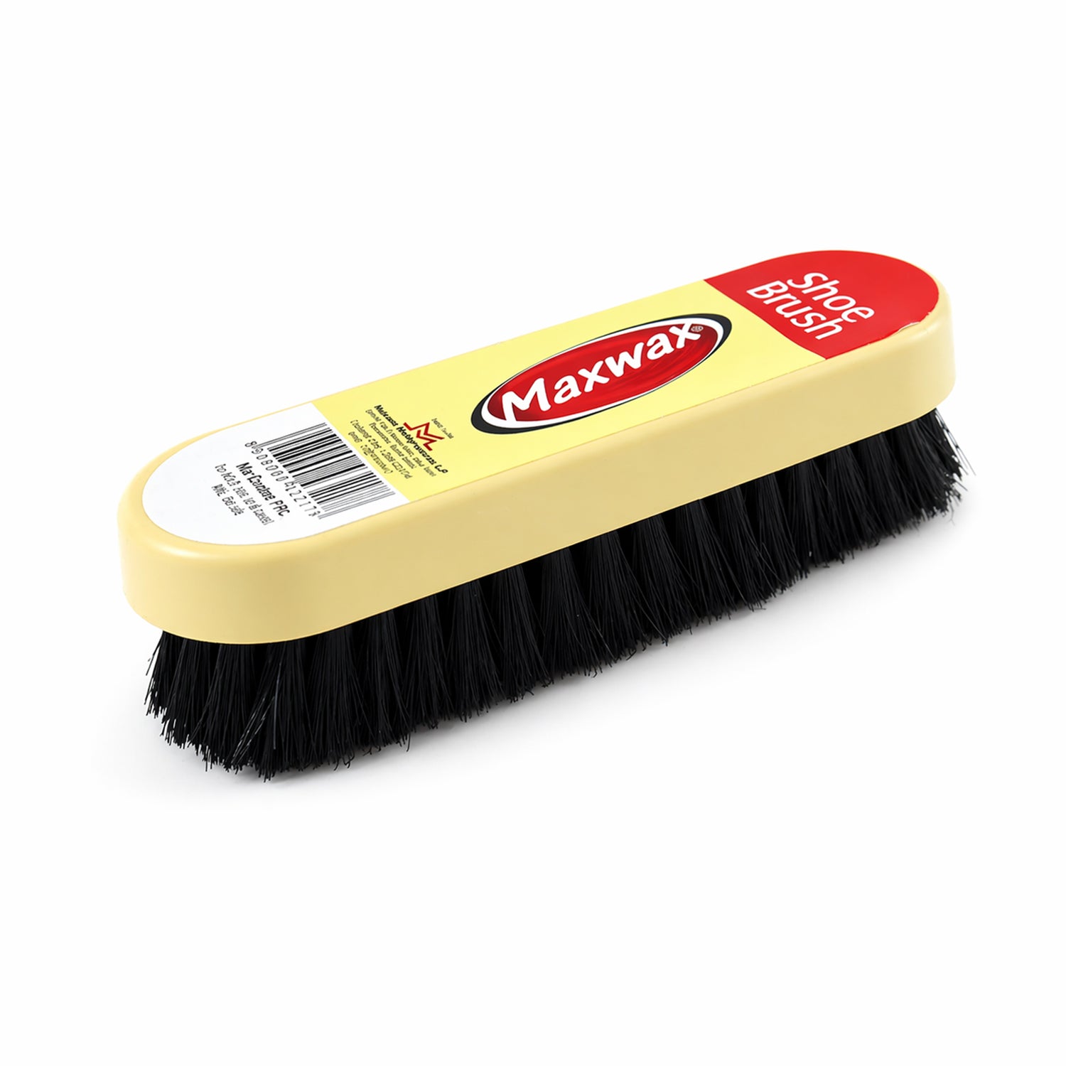 Wukusy Maxwax Shoe Cleaning Brush, a single durable brush with natural bristles for shoe maintenance and cleaning.