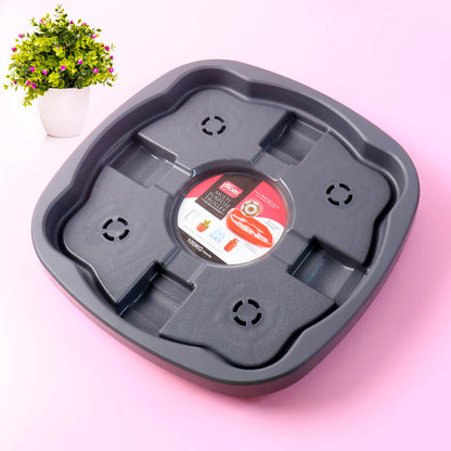 Wukusy Supermom heavy-duty gas cylinder trolley with sturdy frame and handles for easy transportation in home and kitchen settings.