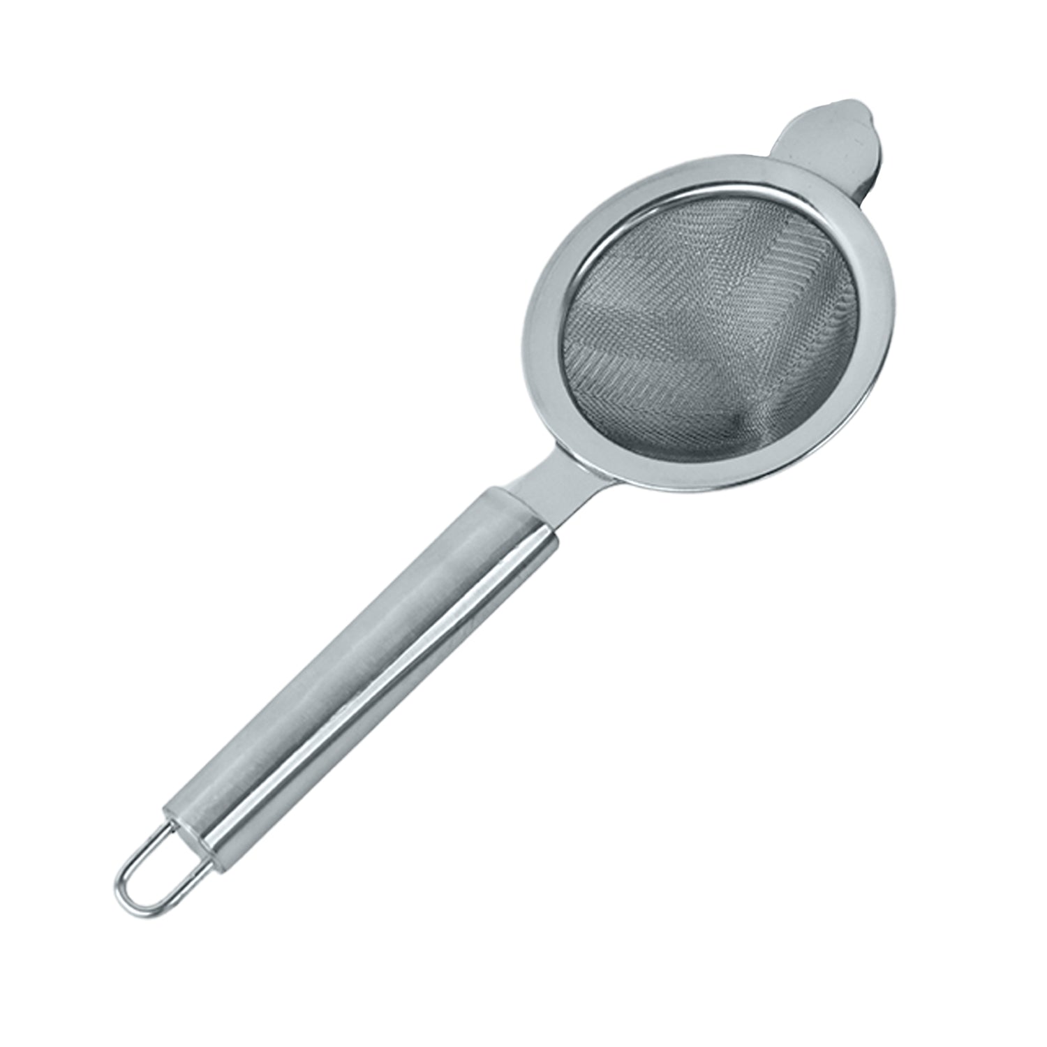 Wukusy Apex Premium Conical Tea Strainer with pipe handle for home and kitchen use, featuring fine mesh and ergonomic design