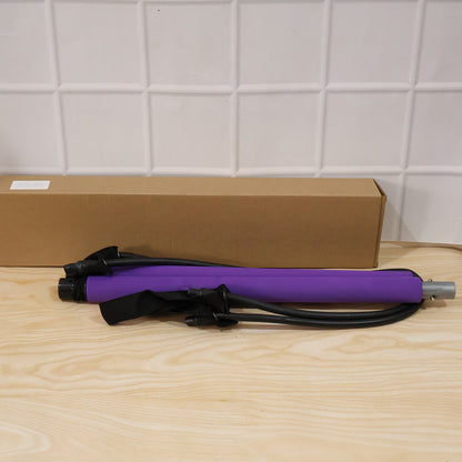 Wukusy fitness exercise tube rod with resistance bands, gym equipment, and Pilates bar, showing the two-piece workout set on a white background.