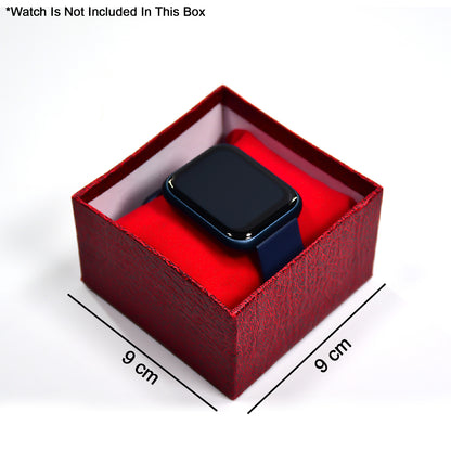 Wukusy 1823 cardboard watch box with padded interior for displaying a single watch, ideal for gift packaging or storage.