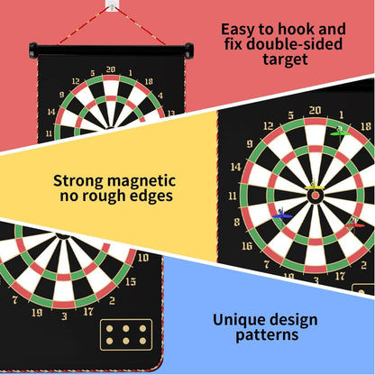 Wukusy magnetic dart board game set with colorful darts and target surface for indoor fun and skill development.