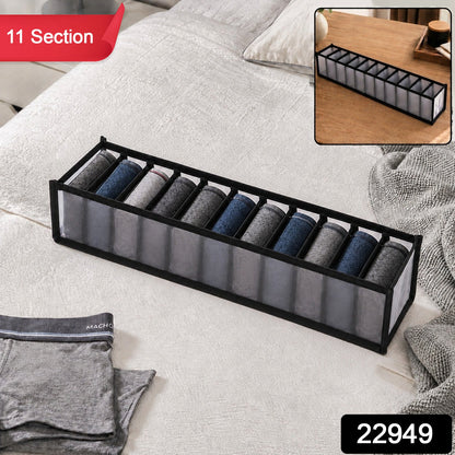 Foldable Laundry 11 Section Organizer Bag For Drawer And Wardrobe Storage (1 Pc)