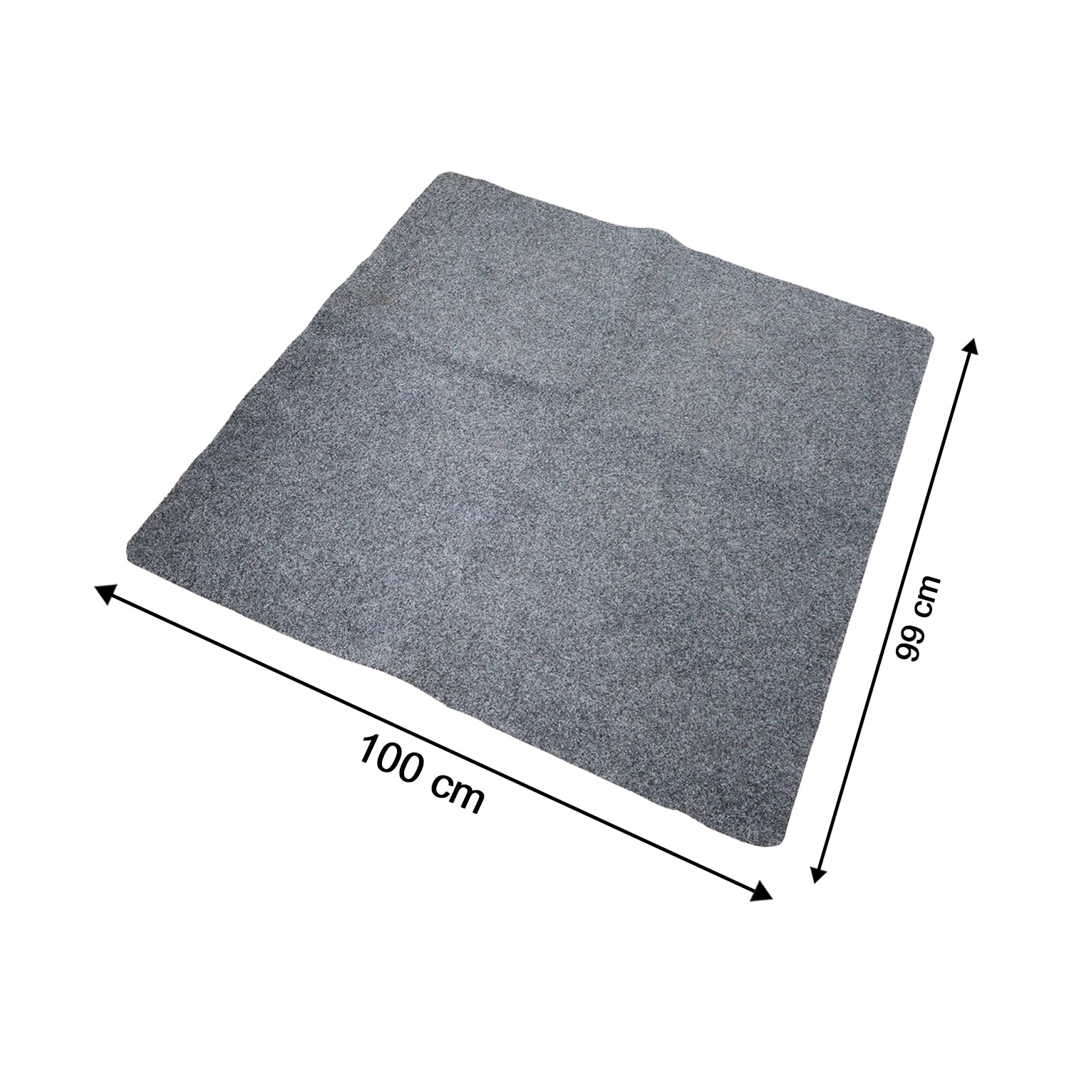 Wukusy ultra soft anti-slip bathroom floor mat in 100x99 cm with textured surface for safety and comfort.