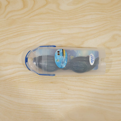 Kids anti-fog swimming goggles from Wukusy with a comfortable fit, featuring clear lenses and adjustable straps.