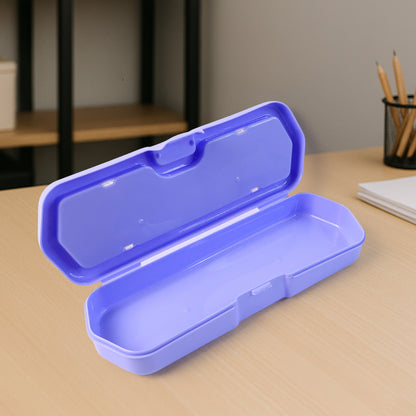 Wukusy cartoon character printed plastic pencil box with built-in maze puzzle game, ideal for office or school use.