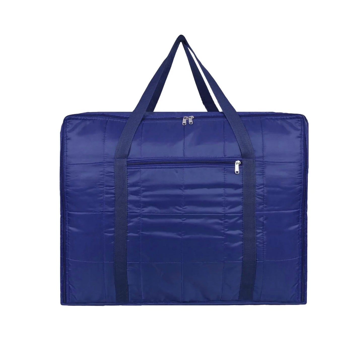 Wukusy blanket storage bag in 60x47x33 cm, fabric bag with zipper and handles for organizing blankets or linens.