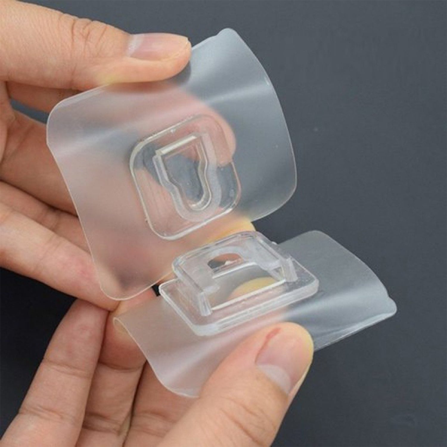 Wukusy 7432 self-adhesive female magic transparent sticker for home improvement, shown on a surface for sealing or repair.