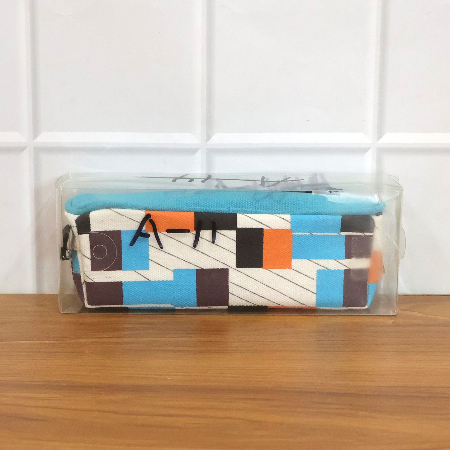 Wukusy multipurpose printed zipper pencil pouch organizer for students with colorful design and multiple compartments.