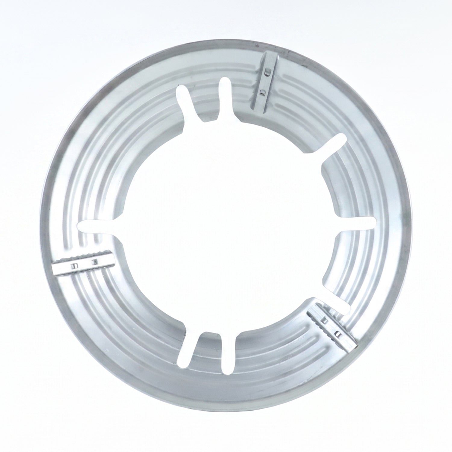 Stainless steel wok support ring and trivet for gas stove burner stand, designed for Wukusy brand cookware.