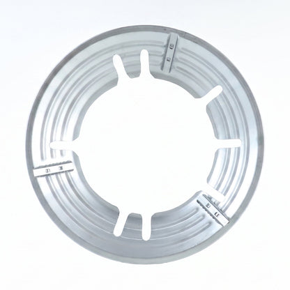 Stainless steel wok support ring and trivet for gas stove burner stand, designed for Wukusy brand cookware.