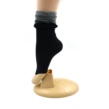 Wukusy 7355 fashion socks, breathable and soft, thickened for comfort, simple design, skin-friendly fabric, ideal for everyday wear.