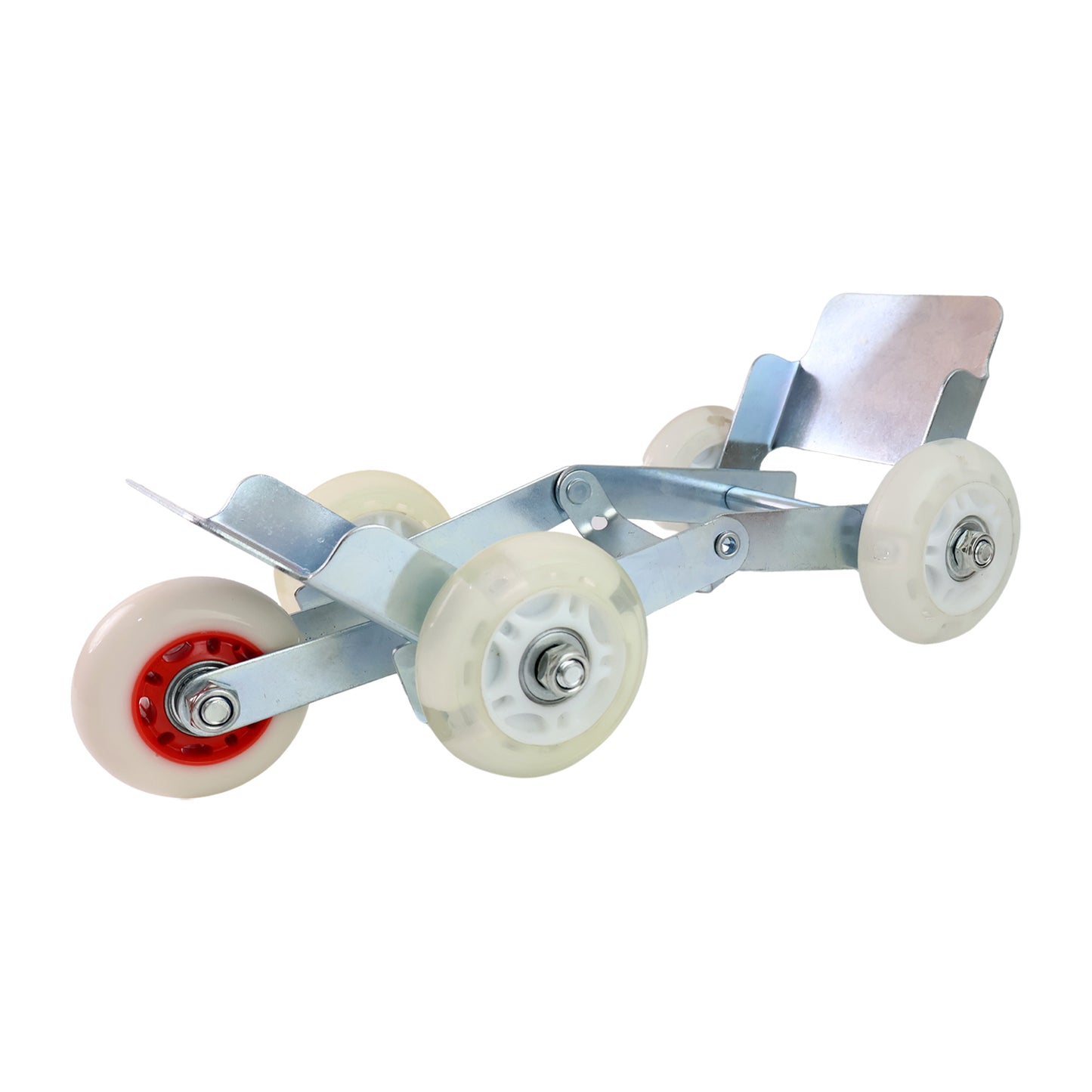 Wukusy heavy-duty motorcycle front wheel parking roller stand, automotive equipment for secure wheel stabilization.