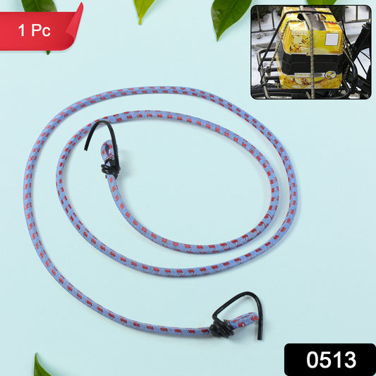 Multicolor Wukusy 513 luggage strap securing suitcase with adjustable strap and plastic buckle, vibrant multicolor design.
