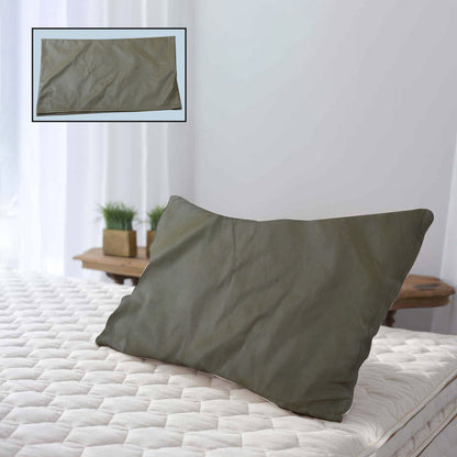 Soft Wukusy pillow covers for couches, 60x40 cm, shown in natural fabric with a plush texture and simple design.