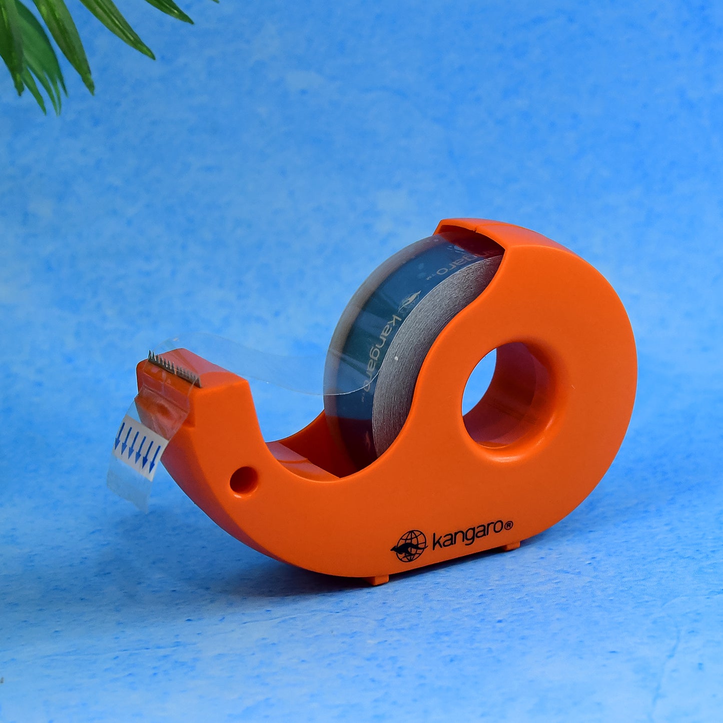 Wukusy Kangaro 5-in-1 stationery gift set with stapler, staples, staple remover, and tape dispenser on a white background.