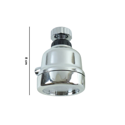 Wukusy 360 rotating kitchen faucet sprayer head, single chrome finish with adjustable spray options, mounted on a kitchen sink.