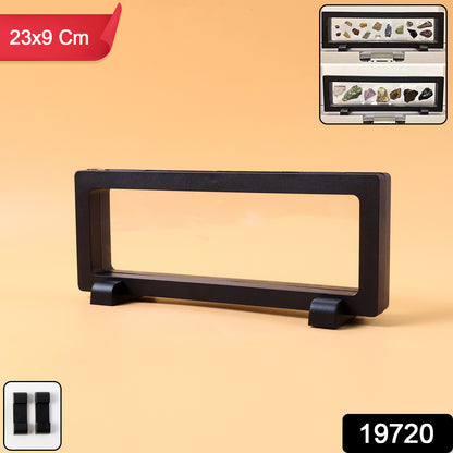 Transparent jewelry display box from Wukusy, 23x9 cm, showcasing a clear, organized case for jewelry storage.