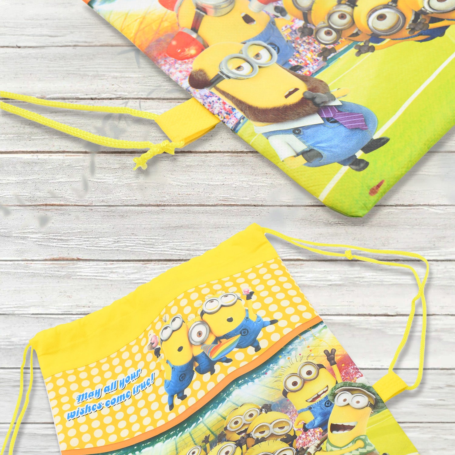 Wukusy small Dori bag for kids, a drawstring haversack backpack ideal for birthday party favors and return gifts.