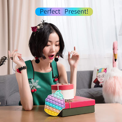 Wukusy 4476 Ice Cream Softy fidget toy with silicone bubbles, stress relief, sensory toy for autism, push popping sounds