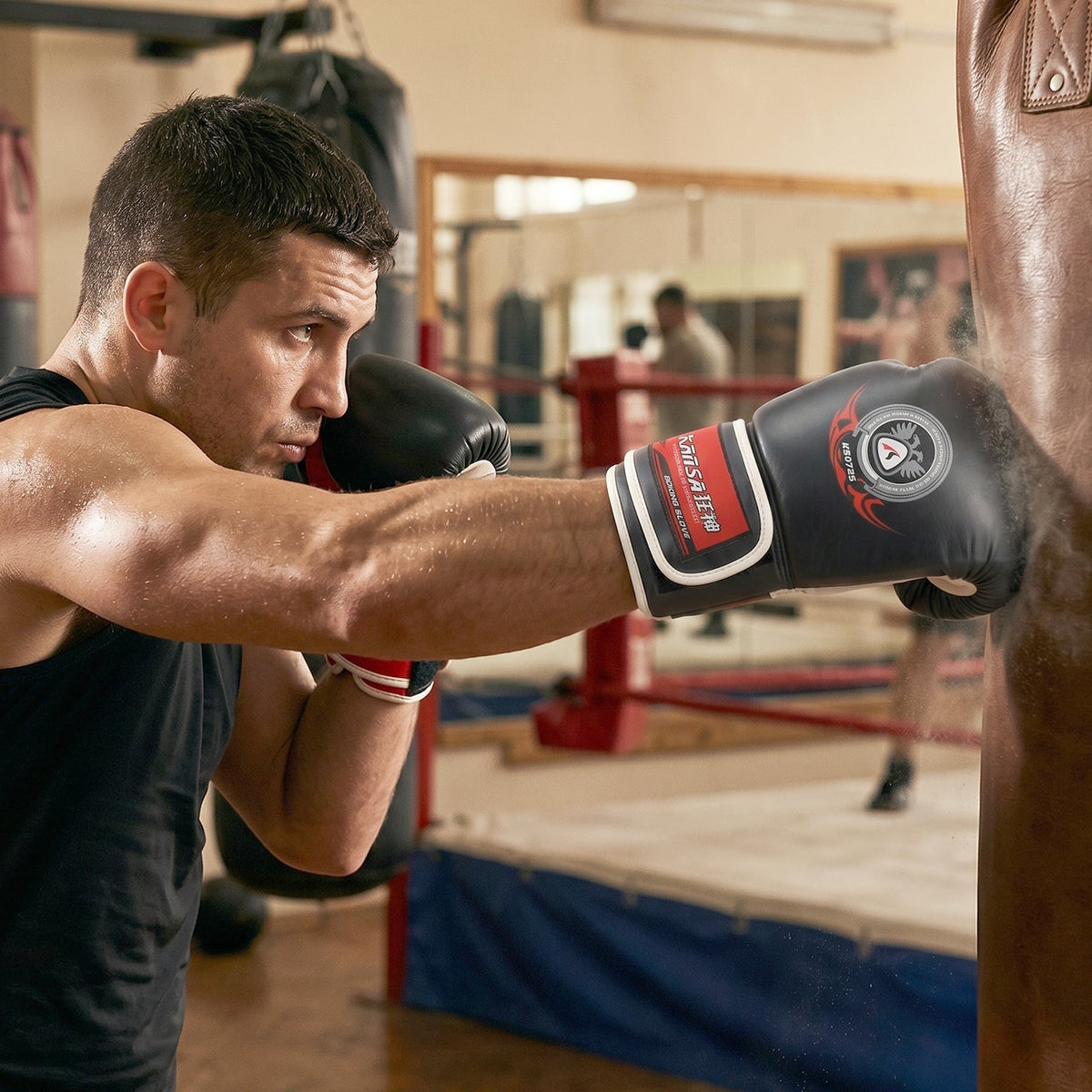 Padded Boxing Gloves  Comfortable  Secure Fit For Training