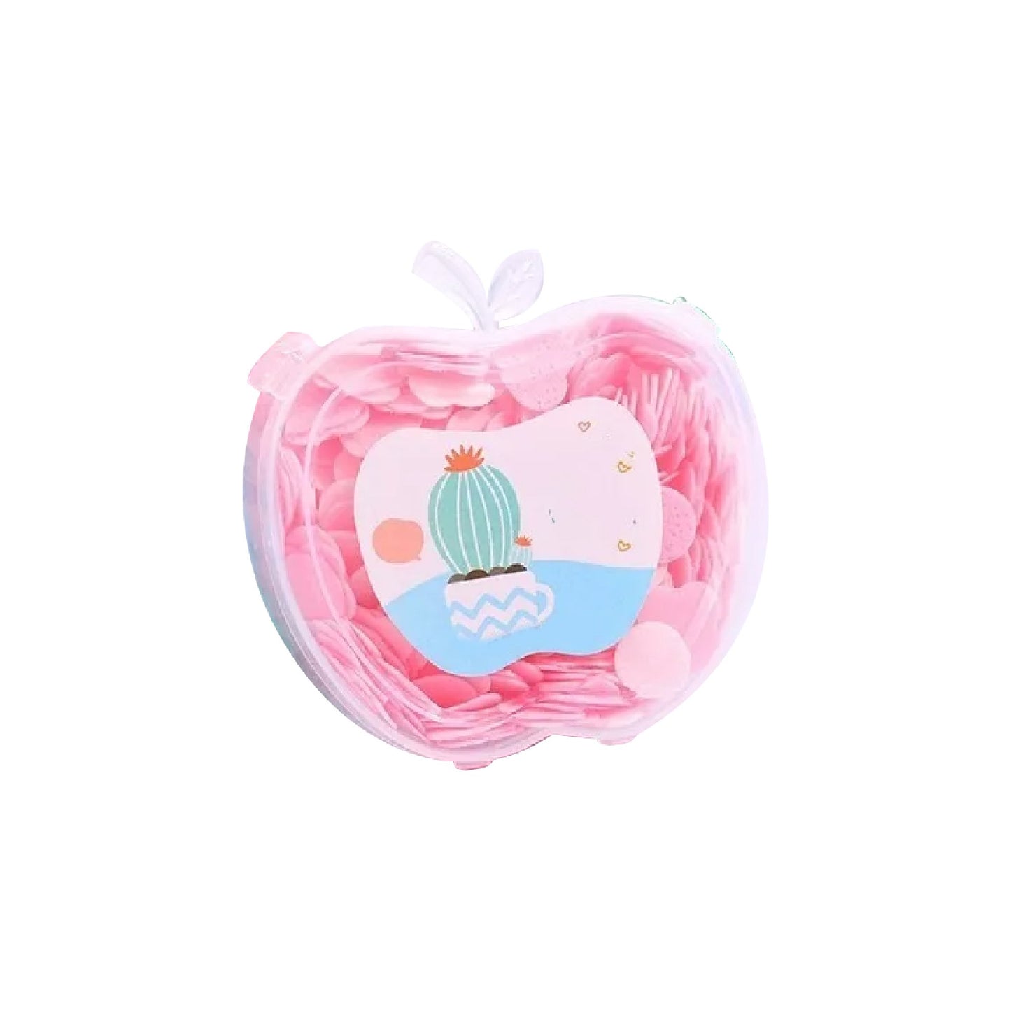 Wukusy Apple Design soft paper soap for travel, featuring a soft paper soap pouch with apple-themed design and easy portability.