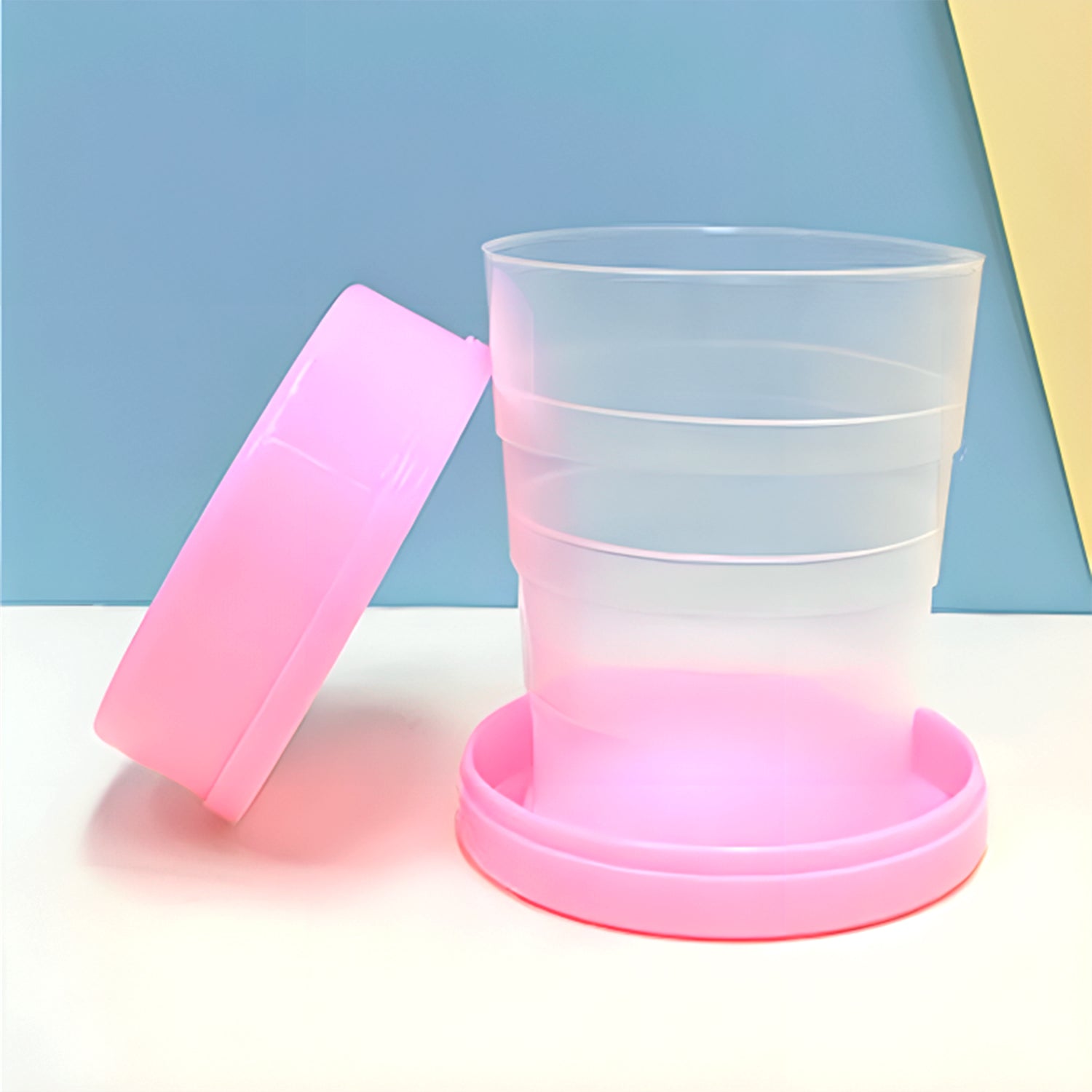 Wukusy B Grade portable traveling cup tumbler with lid, compact design, ideal for on-the-go hydration in a home improvement setting