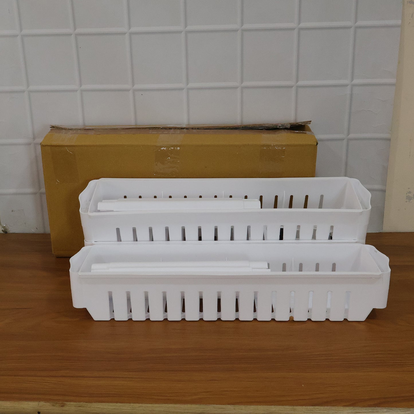 Wukusy Prexo multipurpose 3-layer kitchen storage rack organizer with metal frame and multiple shelves for countertop organization