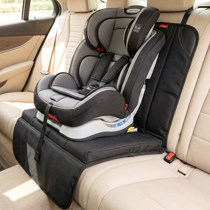 Wukusy waterproof car seat protector for baby and child, 104x48 cm, back seat cover with adjustable straps and durable material.