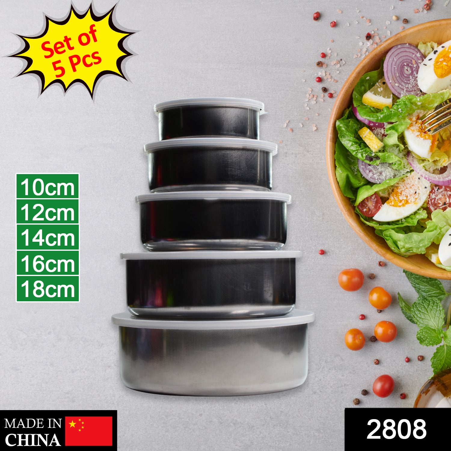 Wukusy stainless steel food storage lunch box with airtight, leak-proof design for safe, fresh meal storage in kitchen or on the go.