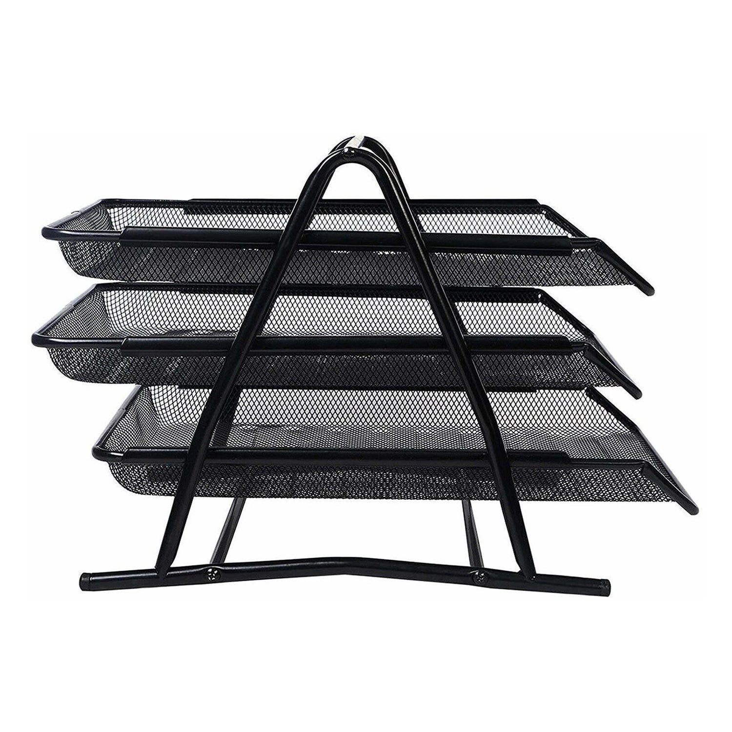 Wukusy heavy-duty metal 3-tier multi rack stand for organizing tools, kitchen items, or storage in a durable, sturdy design