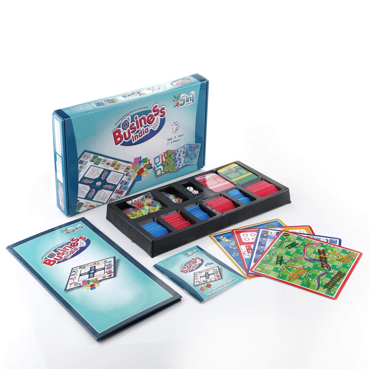 Wukusy 1906 Fun Filled Business Game toy with plastic money coins for young entrepreneurs and aspiring businessmen.