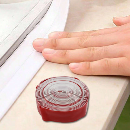 Wukusy kitchen wall sealing strip tape for sinks, waterproof, oil-proof caulk tape, self-adhesive for corners and gaps