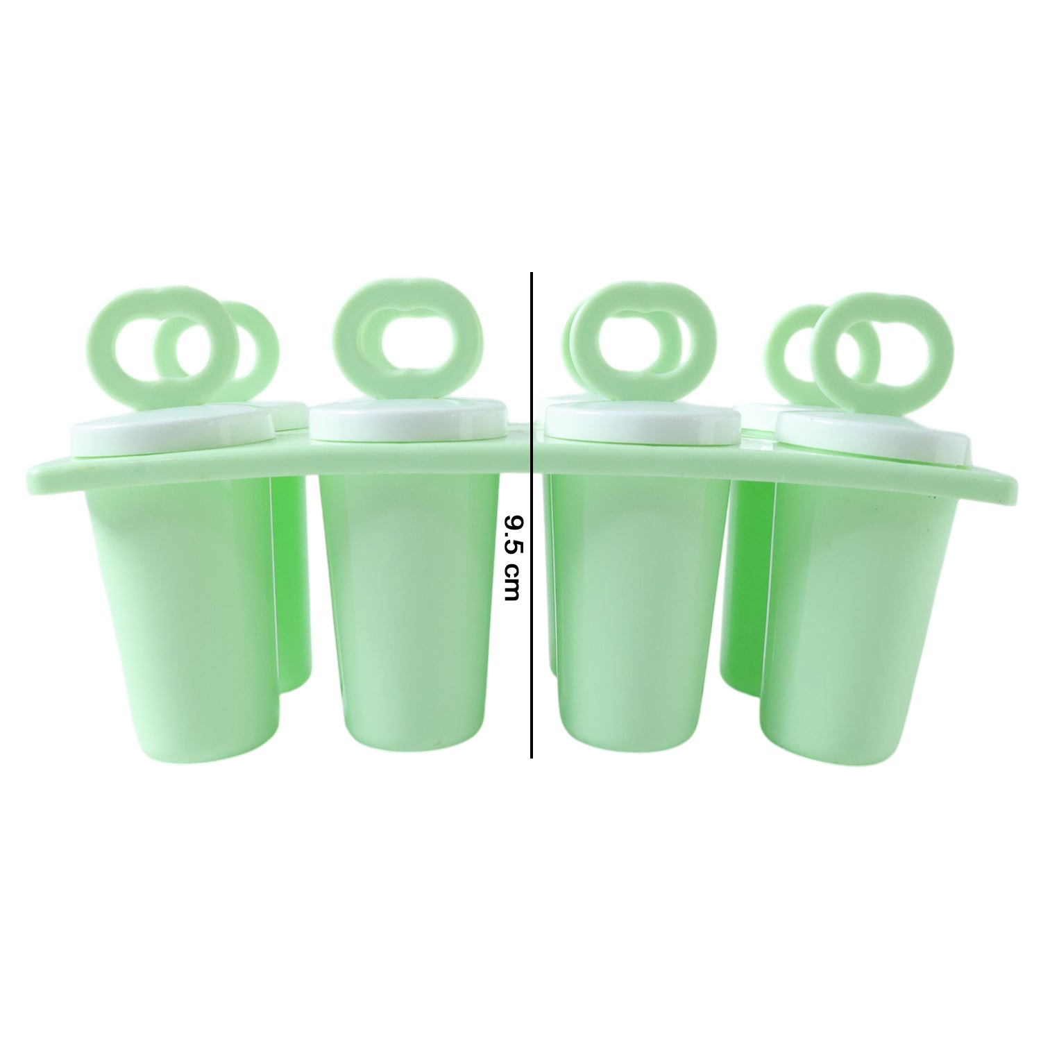Wukusy Prexo plastic ice cream popsicle maker set with 8 colorful reusable molds and sticks for homemade frozen treats