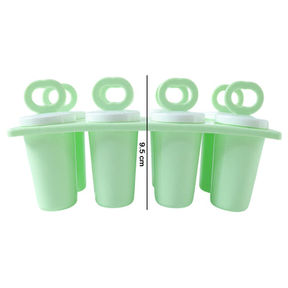 Wukusy Prexo plastic ice cream popsicle maker set with 8 colorful reusable molds and sticks for homemade frozen treats