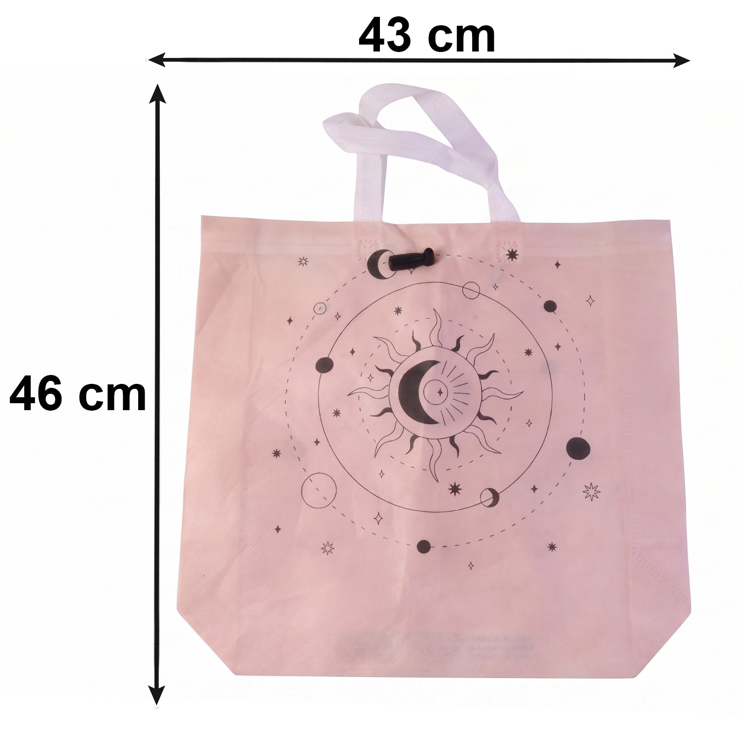 Wukusy multipurpose carry hand bag with lock system, large 46x42 cm bag featuring sturdy handles and secure locking mechanism
